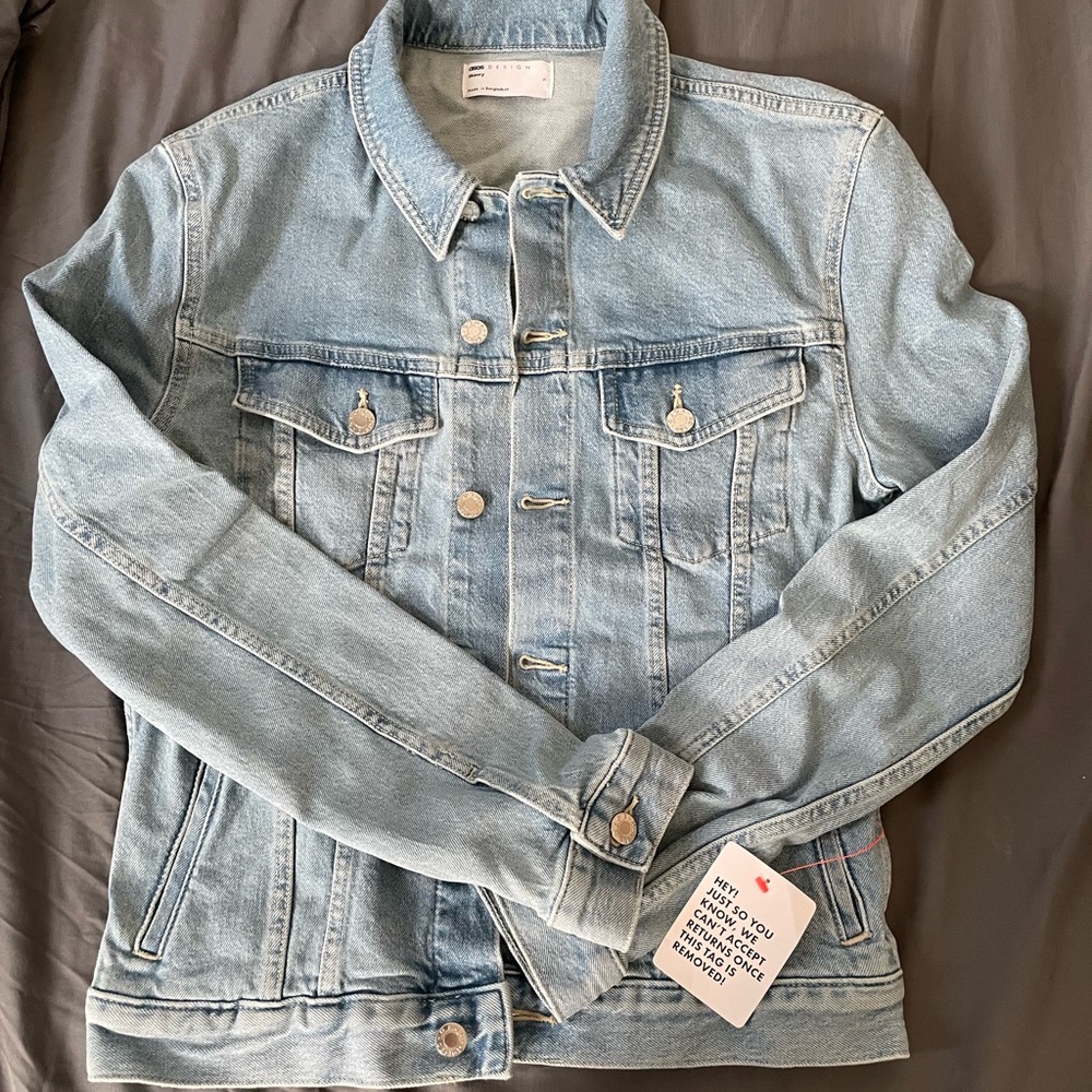 Men denim jacket skinny fit